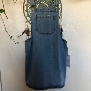 NEW! Denim Overall Dress